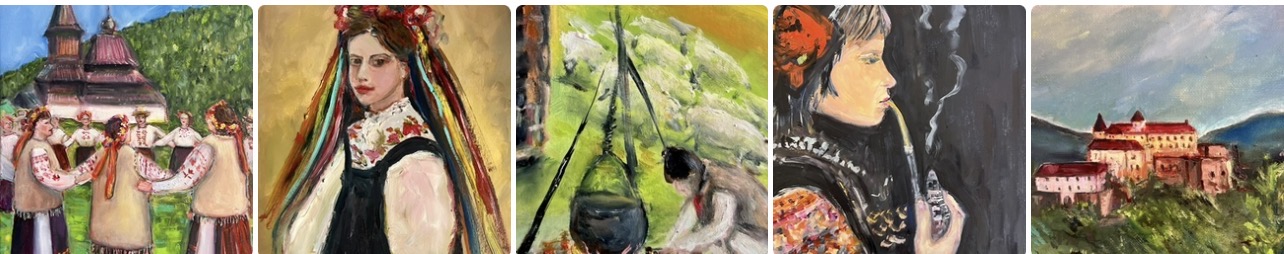 Painted images of Zakarpattia